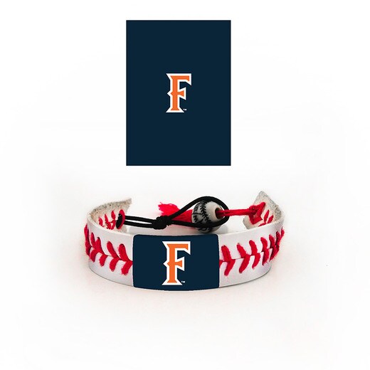 Fullerton Baseball Seam Bracelet